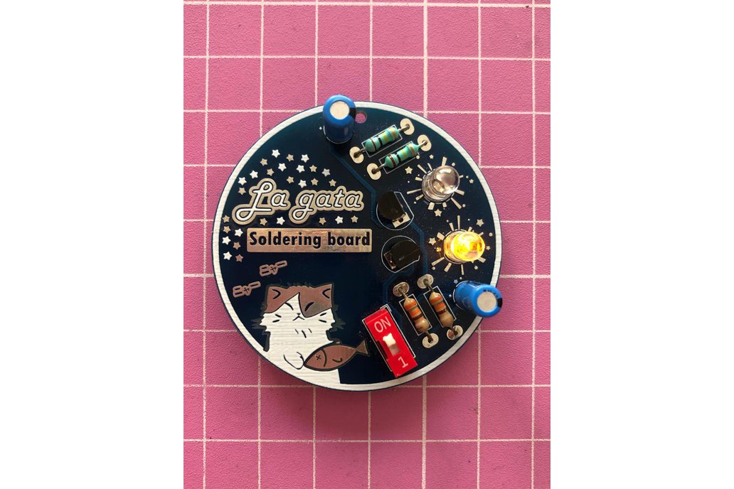 Cat soldering badge 1