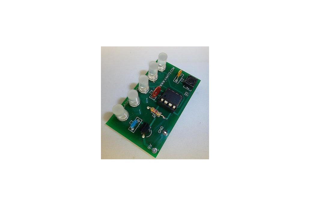 PIC Cylon LED Flasher Kit - Programmable (#2302) 1
