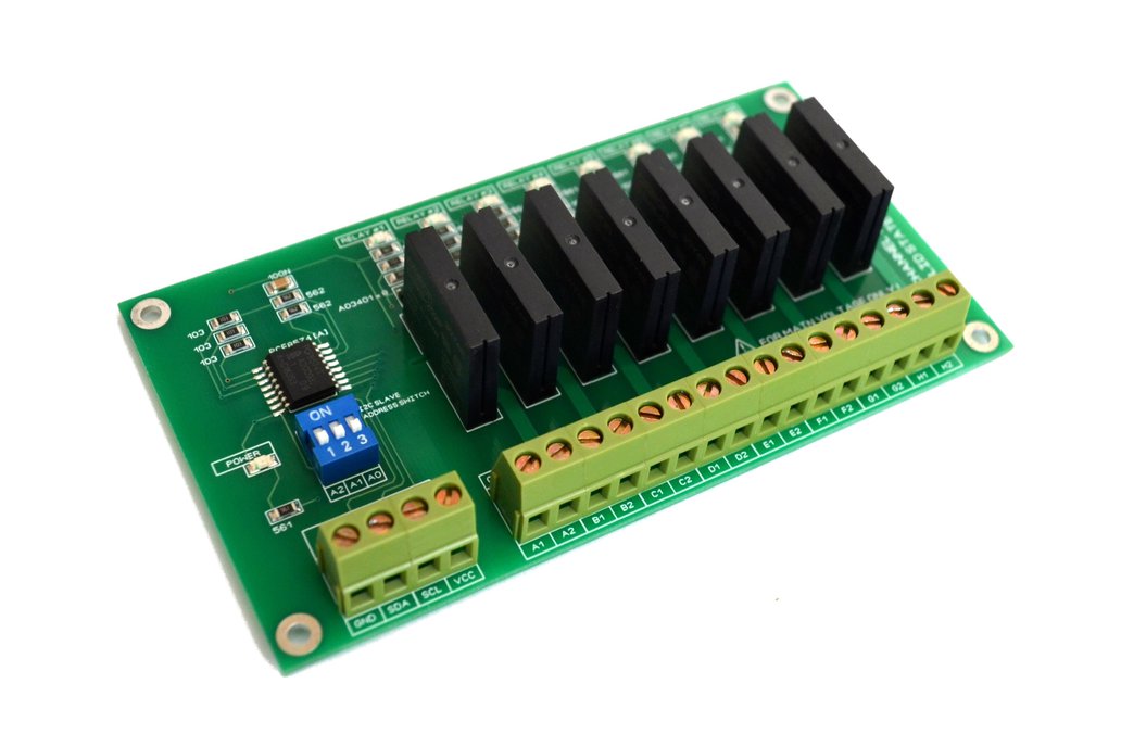 16 Channel I2C SSR Solid State Relay Module Raspberry Arduino 2A 120VAC 240VAC 