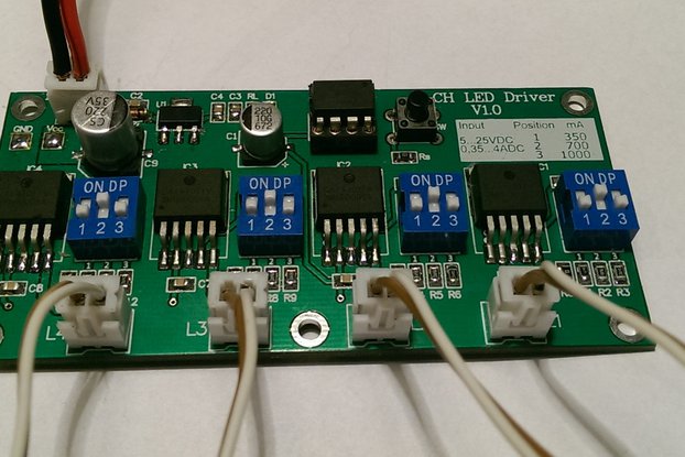  PCB ONLY! 4 CH ATtiny 45/85 LED Driver