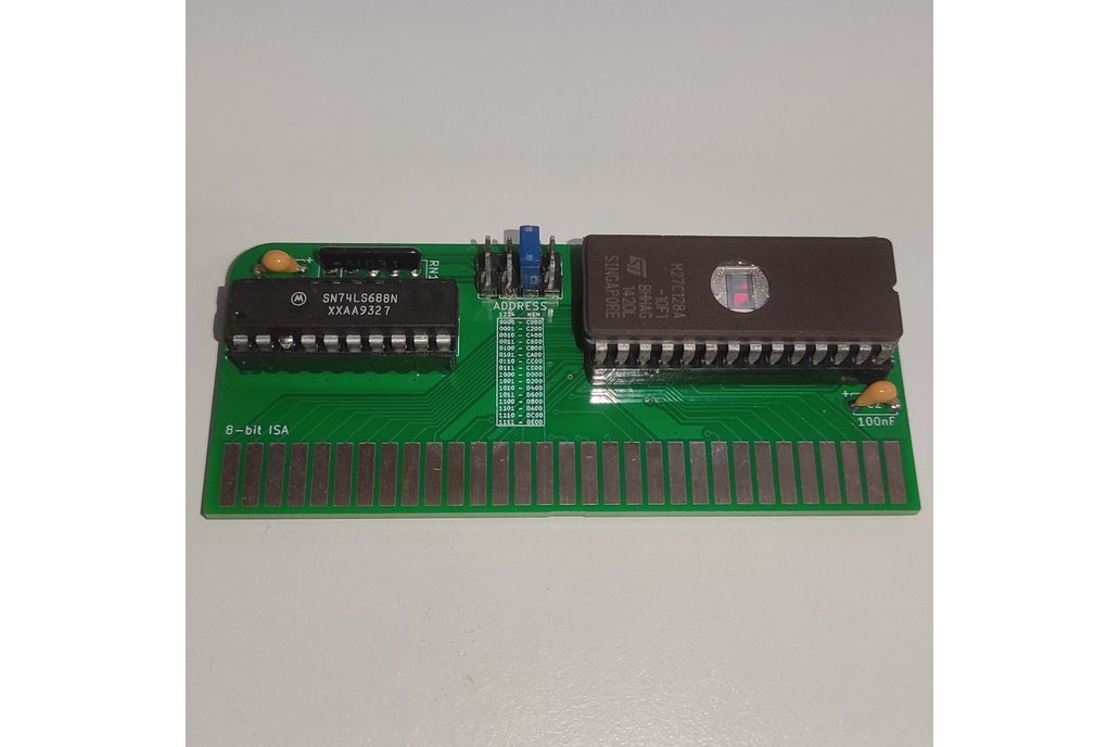 ISA ROM Board for XT-IDE or other BOOT ROM 27C128 1