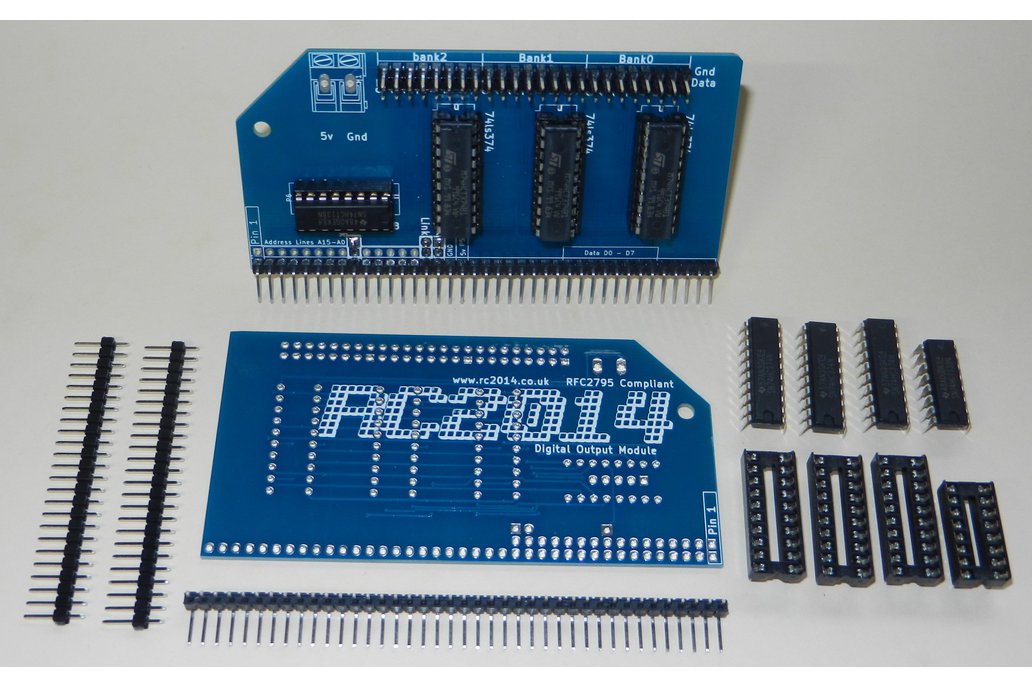 Digital Output Module For RC2014 Z80 Computer 1