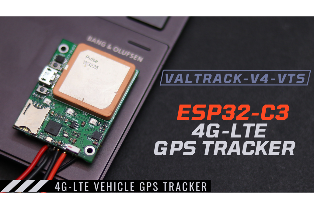 ESP32-C3 based 4G-LTE Vehicle GPS Tracker V4-VTS 1