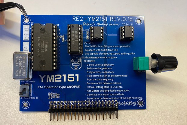 RE2-YM2151 - Project RE:birth 2nd Sound Card