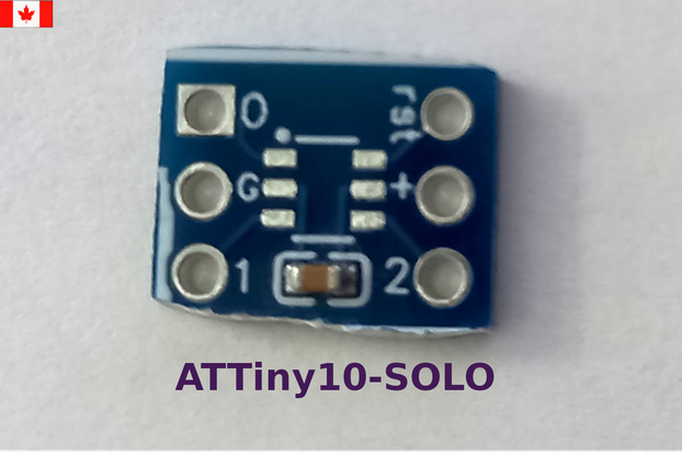 ATtiny10-Minimum Arduino development board
