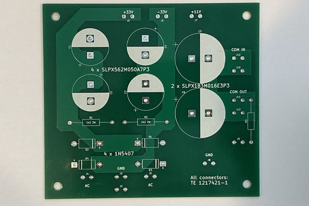 Filter Board for Tektronix TM506 - PCB Only