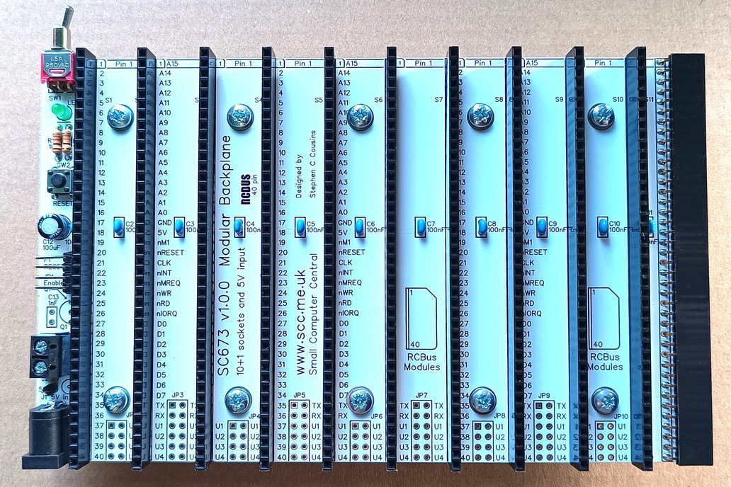 SC673 Backplane Kit for RC2014/RCBus-40pin 1
