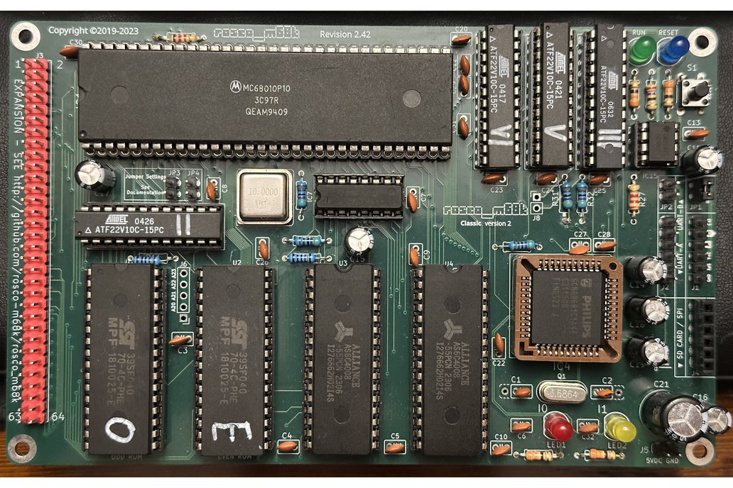 rosco_m68k – Open 68000-based Single-Board Compute 1