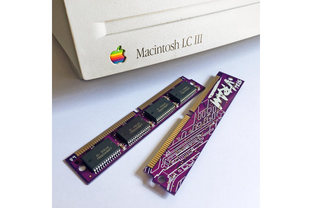PurpleRAM 512kB 68-pin VRAM SIMM Macintosh