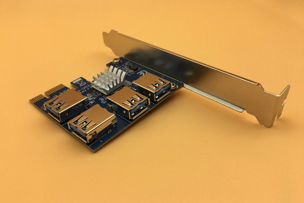 PCIe 1 to 4 Riser Card Concentrator