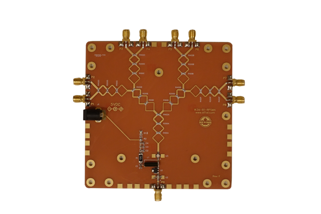 8-Port RF LNA Splitter (RX Only) for WiFi and BT 1