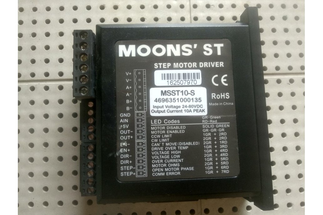 2 phase step driver MSST10-S, MOONS' ST driver 1