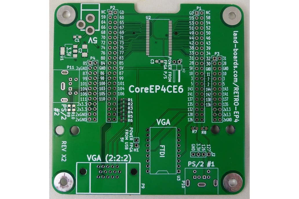 Z80, 6502, 6809, FPGA Multicomp PCB (RETRO-EP4) 1