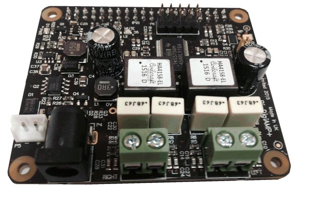 Pi-DigiAMP+ up to 2x35w PowerDAC for the Pi