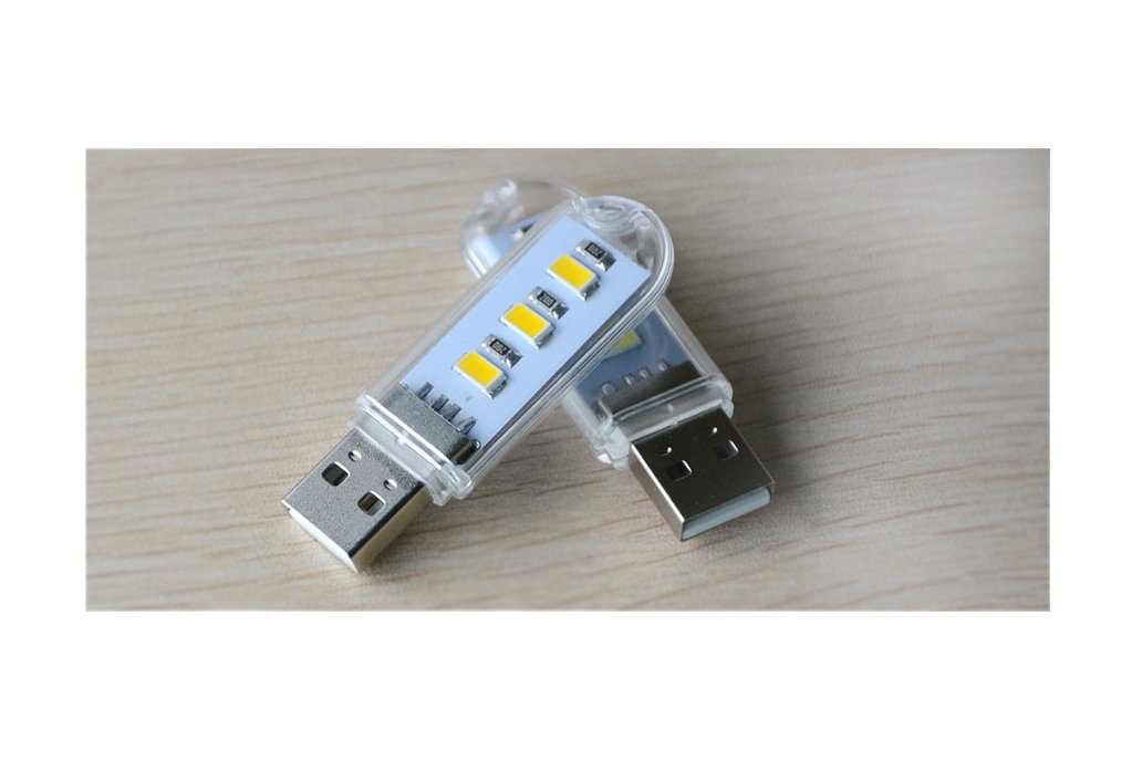 Mini USB Powered Light - 3 x White LEDs (+options) from IR