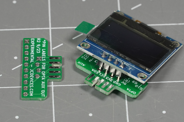 Arduino Opta I2C and Serial Aux Breakout Adapter