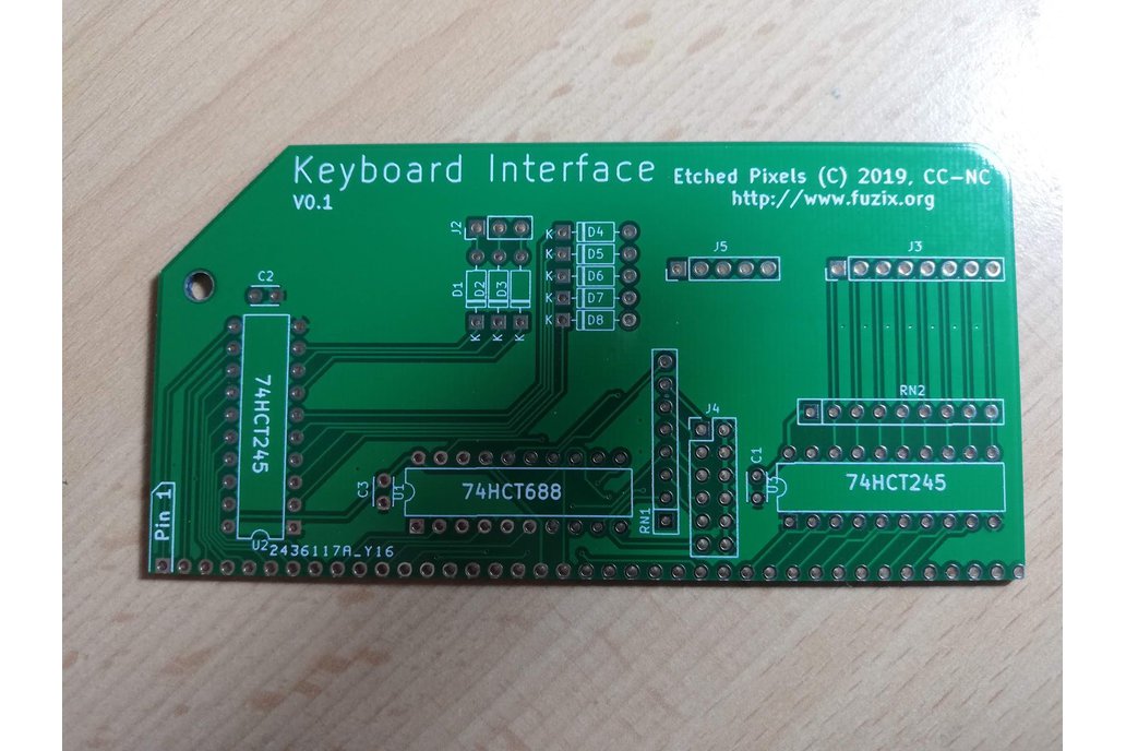 ZX81 Keyboard Interface for RC2014™ PCB only 1