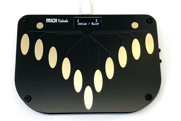 MIDIKalimba, a touch-sensitive MIDI controller