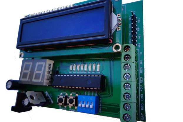 Training Board with PIC16F886