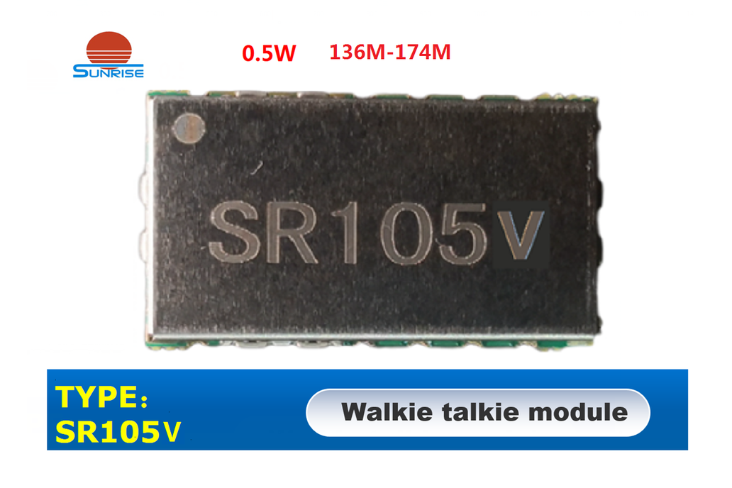 SR-0W5V (0.5W VHF) two way radio module 1
