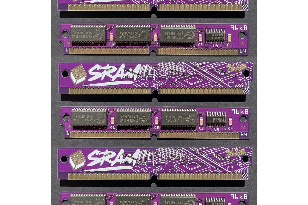 PurpleRAM 96kB 64-pin DSP SRAM SIMM NeXT Computers 1