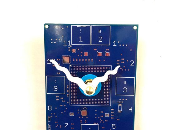 Classic style Makin' Time circuit board clock