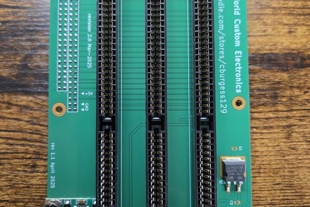 PC-104 to ISA Adapter Board with -5V Regulator