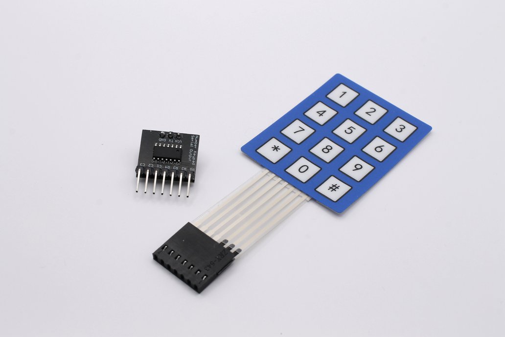 Numerical Flexible Keypad Matrix UART Serial Out 1