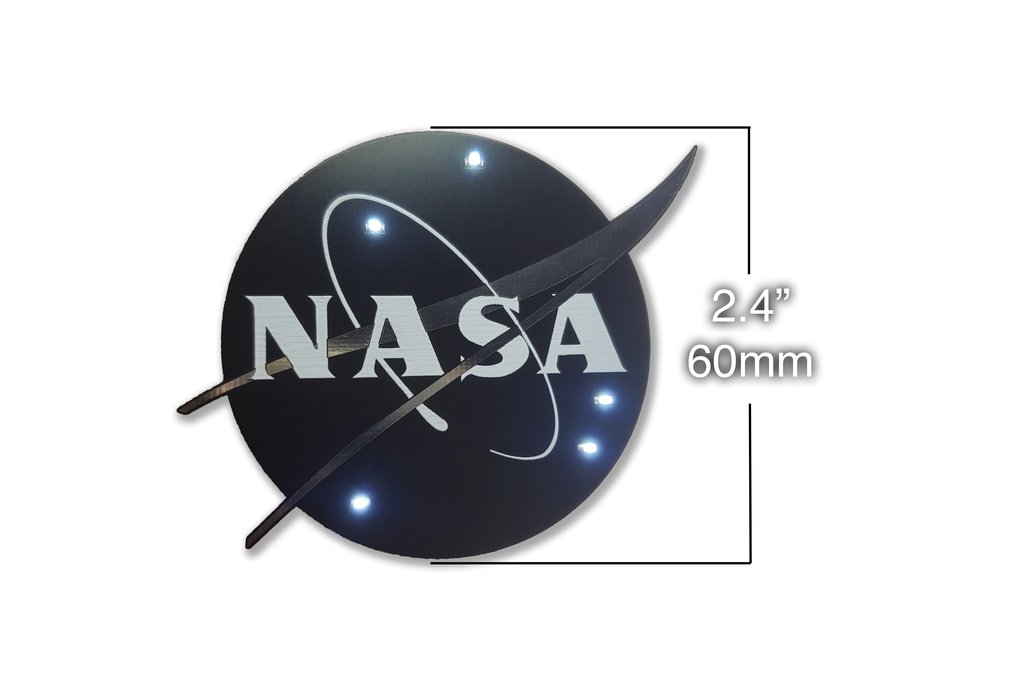 3d nasa logo