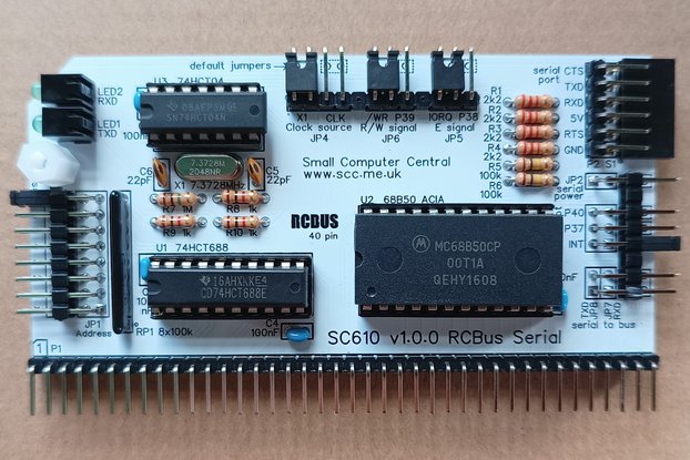 SC610 Serial ACIA Kit for RC2014/RCBus-40pin