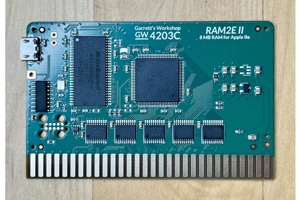 RAM2E II (GW4203C) -- 8MB RAM for Apple IIe 1