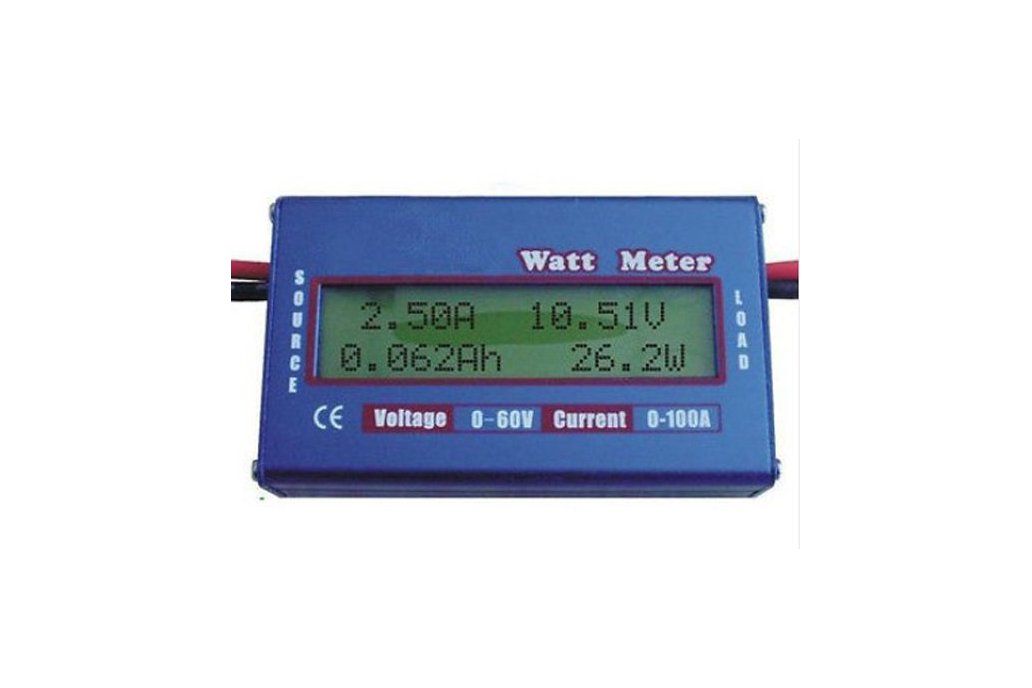 Energy analyser Watt metter Wh Ah Watts  Volt  Amp 1