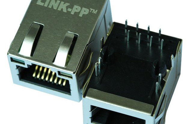 1000 BASE 1 * 4 Multi port RJ45 Modular jack gigabit Ethernet connectors