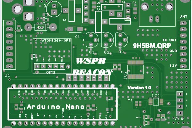 QRP WSPR Beacon with GPS