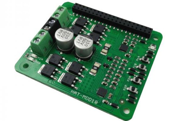 2x10A Motor Driver HAT For Rasberry PI