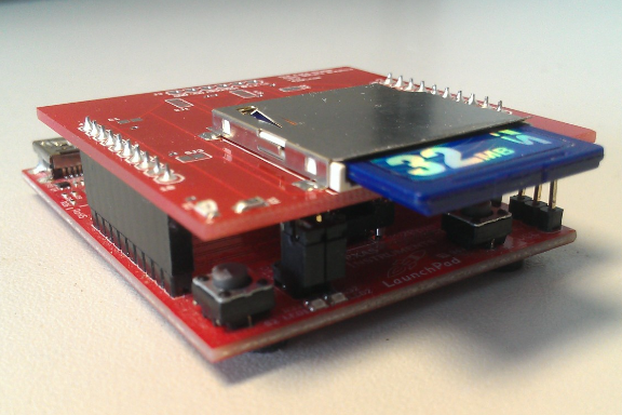The CardReader- SDCard BoosterPack And Breakout