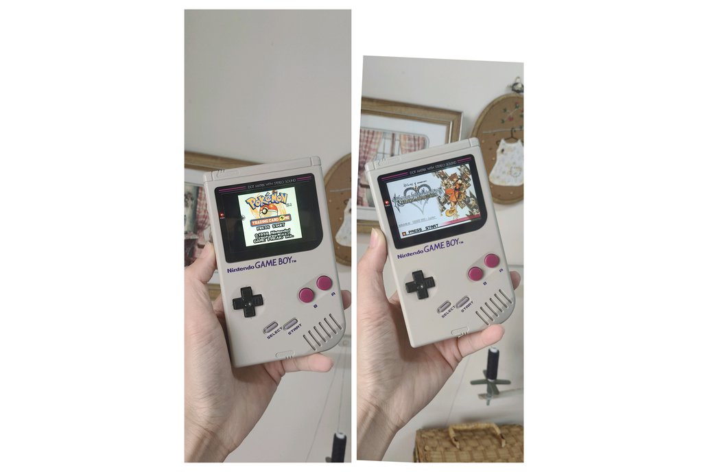 Modded Gameboy DMG - GBAsp inside - DMG102 1