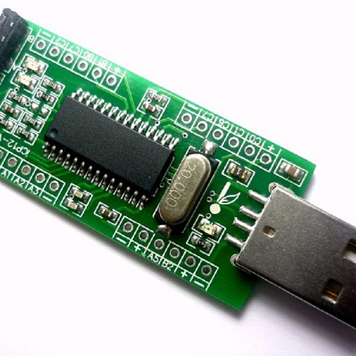 PC USB Oscilloscope, DAQ, Logger, PIC18F2553 IO Board - usbStick 1mV iCP12 