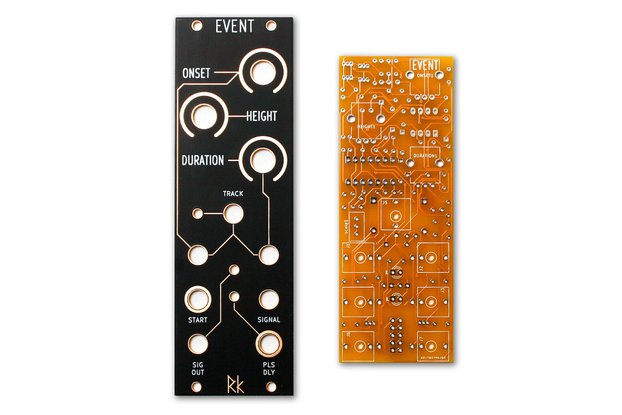 EVENT PCB and Panel-Eurorack Module by Rat King