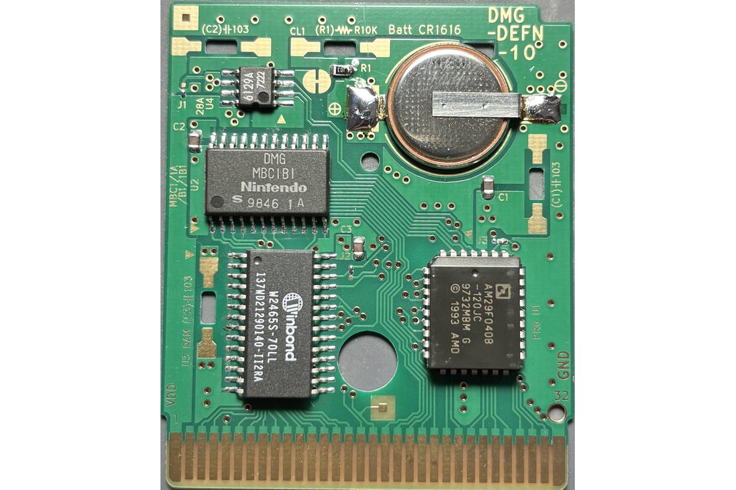 Gameboy MBC1 Flash Cart - 512KB Flash ROM 1