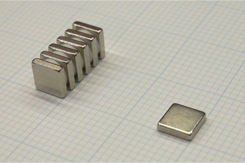 N45 Neodymium Magnet 0.5x0.5x0.125 inch 1