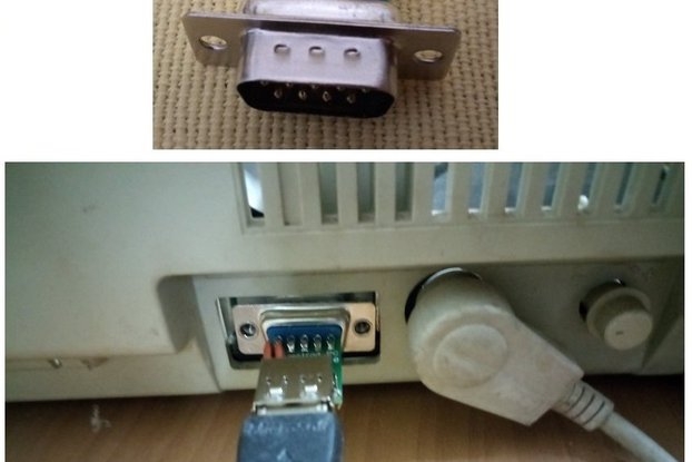 Amstrad PC 1512 1640 2086 3086 USB Mouse Adapter