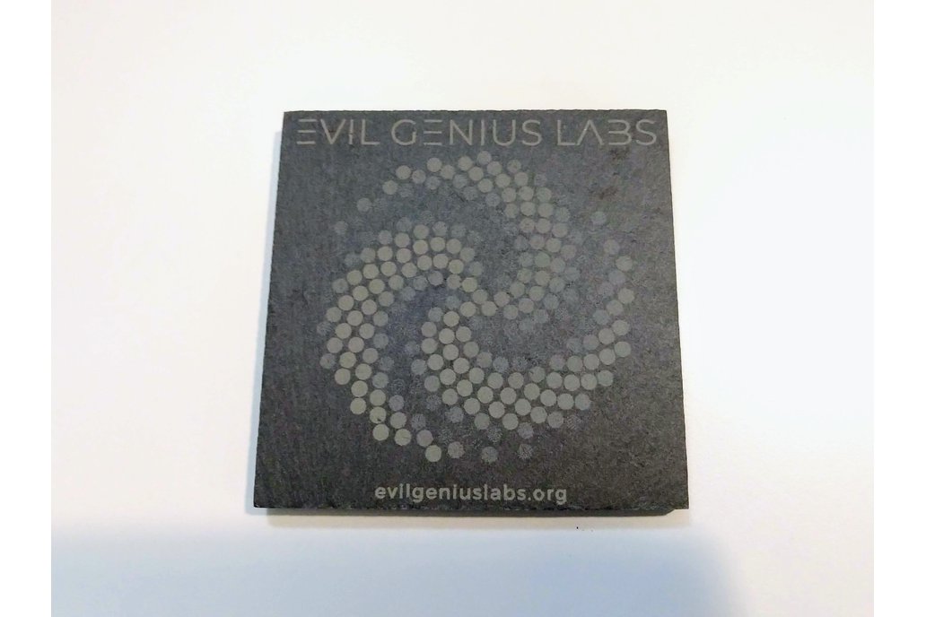 Personalized 4" Laser Engraved Slate Tile Coasters 1