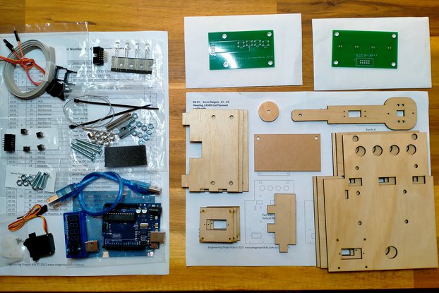 DIY Pinball Machine Kits - Kit 1 Servo Targets