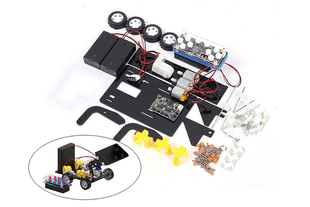 DIY Remote Control Loader Toy Car Kit (13043)