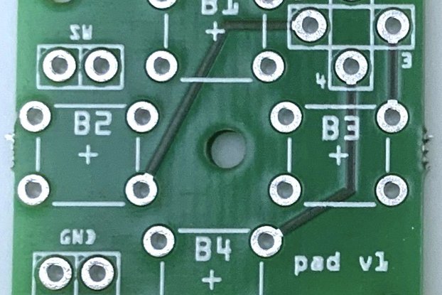 4+1 button breakout board for gaming (Dpad/cursor)
