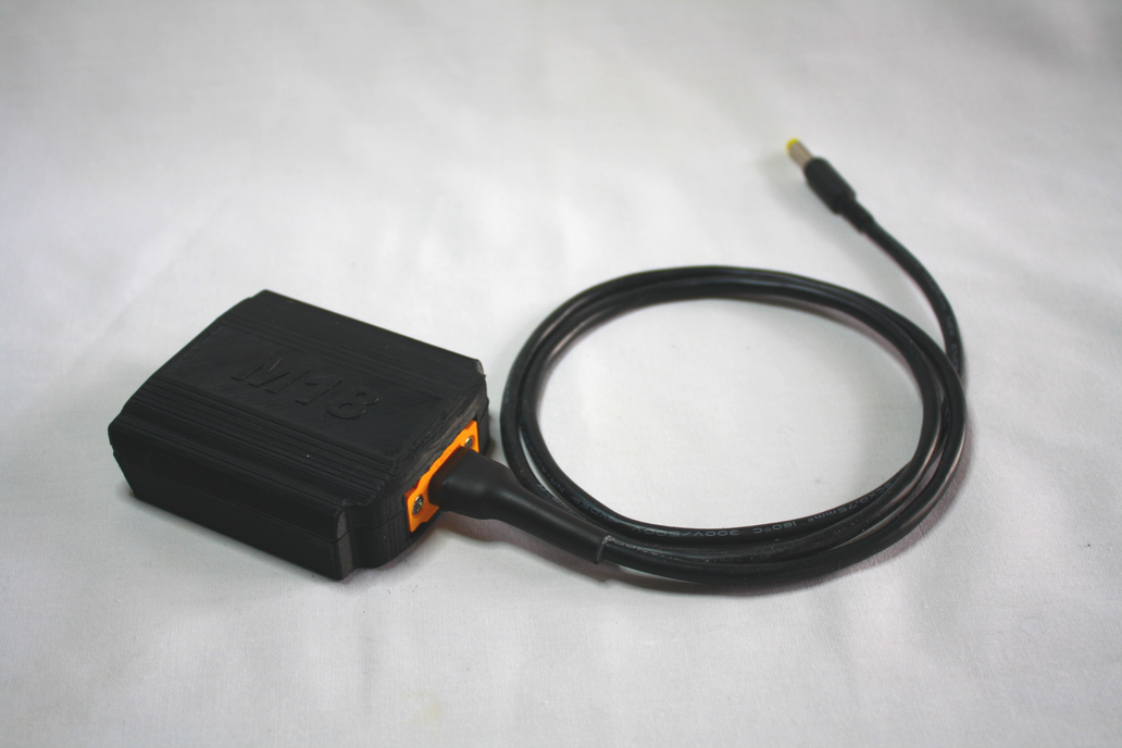 M18 Battery Adapter for Off-Grid Soldering. 1