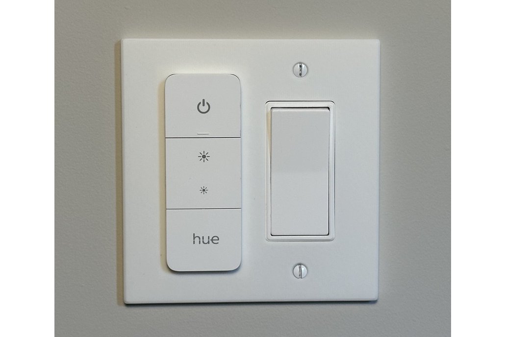 Philips Hue Dimmer Switch V2 Wall Plate 1