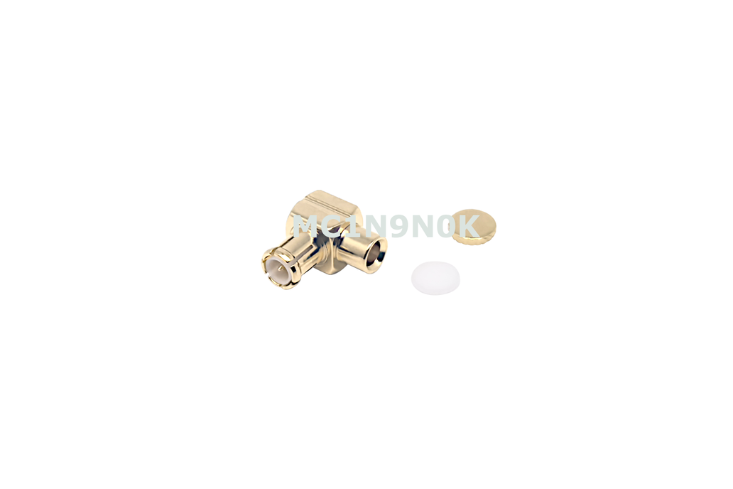 MCX Plug Right Angle Connector Crimp MC1N9N0K-4pcs 1