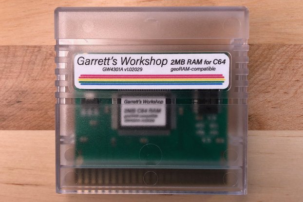 GW4301A -- 2MB RAM for C64 -- geoRAM compatible